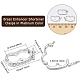 Chgcraft 6 Stück Erdnuss-Enhancer-Verschlüsse aus Messing KK-CA0002-01P-2