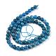 Natural Apatite Beads Strands G-R446-6mm-11-4