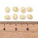 10 g opake farbige Glasperlen&nbsp;SEED-L013-02F-3