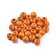 Perles en bois naturel teint X-WOOD-Q006-10mm-09-LF-2