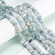 Chapelets de perles en aigue-marine naturelle G-G011-10-4