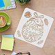 Plastic Reusable Drawing Painting Stencils Templates DIY-WH0172-337-3
