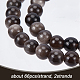 OLYCRAFT 132pcs Natural Silver Obsidian Beads Strands 6mm Natural Gemstone Loose Beads Round Glass Spacer Beads for DIY Earring Bracelet Necklace Jewelry Making G-OC0002-61A-3