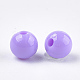 Perles plastiques opaques KY-T005-6mm-624-2