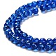Drawbench Transparent Glass Beads Strands GLAD-Q012-4mm-22-3