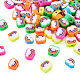Fashewelry 100Pcs 5 Style Handmade Polymer Clay Beads FIND-FW0001-33-2