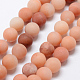 Chapelets de perles en aventurine rose naturel X-G-G716-01-6mm-1