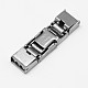 Rectangle 201 Stainless Steel Watch Band Clasps STAS-F067-16-2