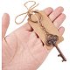 PandaHall Elite 20 Pcs Wedding Favors Skeleton Key Bottle Opener with 20 Pcs Escort Card Tag Jewelry Display Paper Price Tags and 10.9 Yard Twine String AJEW-PH0016-36-3