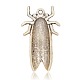 Argent antique plaqué alliage émail insectes pendentifs cigale ENAM-J196-01AS-2