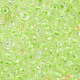 Resplandor en las cuentas de semillas de vidrio transparente luminosas oscuras SEED-YWC0001-01I-3
