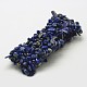 Chip Lapis Lazuli Beads Stretch Bracelets X-BJEW-F226-03-2
