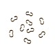 鉄のクイックリンクコネクター  チェーンパーツ  ナンバー3形の留め金  アンティークブロンズ  7.5~8x4x1~2mm IFIN-TA0001-06AB-3
