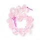 Natürlichen Rosenquarz Perlen Stränge G-I283-C01-2