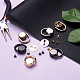 Givenny-eu 10 ensembles 5 couleurs anneau de levage de sac en alliage de zinc FIND-GN0001-08-4