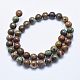 Brins de perles de jade quartzose naturel G-E444-32-10mm-2