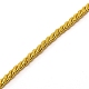 3 hebra dorada con cuerda trenzada de algodón OCOR-WH0073-10-2