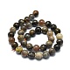 Natural Black Sunstone Beads Strands G-E576-01C-2