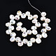 Hilos de cuentas de perlas de imitación de plástico abs KY-N015-12-A04-2