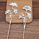 Iron Hair Stick Findings OHAR-PW0001-299S-1