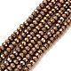 Rondelle Non-magnetic Synthetic Hematite Beads Strands G-D617-20C-1