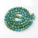 Chapelets de perles en verre craquelé peint DGLA-Q023-4mm-YS46-2