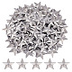 Ahandmaker серебряная звезда сарая мини античная звезда сарая деревенский деревенский дом ремесленные звезды оцинкованные серебряные звезды декор для домашней двери декор стены IFIN-GA0001-53-1