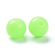 Perles en acrylique fluorescente MACR-R517-6mm-02-4