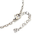 304 Stainless Steel Venetian Chain Pendant Necklaces NJEW-JN02217-5