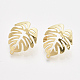 Tropical Theme Iron Stud Earring Findings X-IFIN-S703-25-1