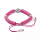 Bracelets réglables de perles tressées avec cordon en nylon BJEW-JB05103-02-2