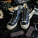 Benecreat шнурки на молнии из искусственной кожи для ботинок и туфель DIY-WH0043-51AB-01-6