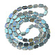 Electroplate Glass Beads Strands EGLA-N008-017-B03-2
