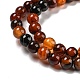Natural Agate Bead Strands G-R173-6mm-05-3