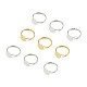 Componentes del anillo de latón de moda KK-FW0001-03-2