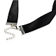 Trendy Satin Ribbon Choker Pendant Necklaces for Women NJEW-PJN861-4