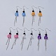(Jewelry Parties Factory Sale)Acrylic Dangle Earrings EJEW-JE03186-1