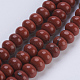 Rosso naturale perline di diaspro fili G-P354-05-6x4mm-1