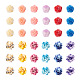 Craftdady 72 шт. 2 стиля 6 цвета нечеткие цветные непрозрачные кабошоны из смолы RESI-CD0001-19-3