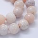 Chapelets de perles en agate naturelle de fleurs de cerisier G-I206-01-14mm-3