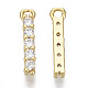 Brass Micro Pave Cubic Zirconia Charms X-KK-T060-05-I-G-NF-3