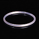 Bracelet uni simple en agate grise naturelle teinte pour femme FIND-PW0021-09A-03-1