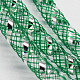 メッシュチューブ  プラスチックネットスレッドコード  銀鉱脈で  グリーン  4mm  50ヤード/バンドル PNT-Q001-4mm-13-1