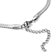 304 Stainless Steel Herringbone Chain Necklaces NJEW-P282-07P-3