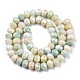 Hebras de perlas de vidrio electrochapadas facetadas X-GLAA-C023-02-B02-2