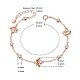 Shegrace élégant 925 bracelets en argent sterling zircon cubique JB378B-2