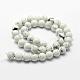 Synthetic Howlite Bead Strand G-P292-01-8mm-2