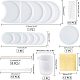 arricraft 46 Pcs DIY Moon Phase Silicone Resin Casting Molds and Tools DIY-AR0001-11-2