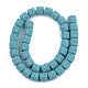 Synthetic Lava Rock Beads Strands G-S359-171-3