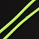 ラウンド弾性コード  繊維外側と内側のゴムで  緑黄  3mm  約98.42ヤード（90m）/バンドル EC-R011-3mm-02-2
